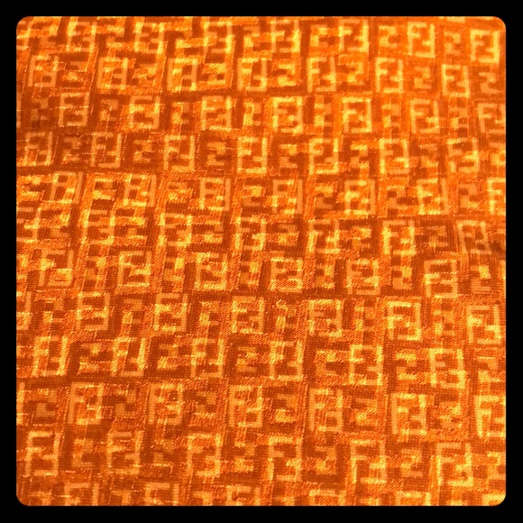 Fendi mens tie. Monogram gold - Picture 1 of 7